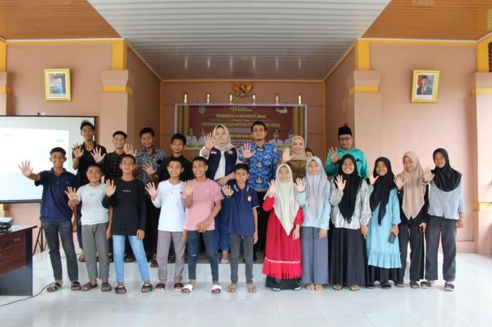Melalui Forum Anak, Pemdes Senderak Taja Pelatihan Generasi Muda